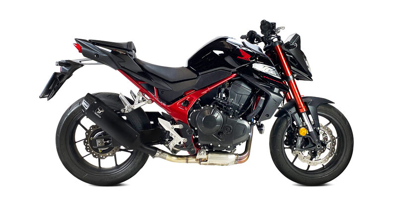 Honda Cb 750 Boldor [IXRACE] - Desert stainless steel muffler for Honda CB 750 HORNET, 23- (RH12)