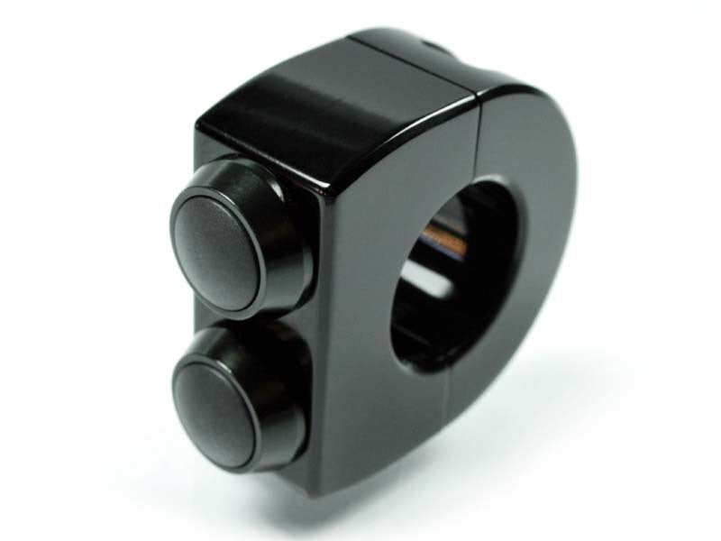 Motorcycle handlebar switch 22mm black - MotoGadget