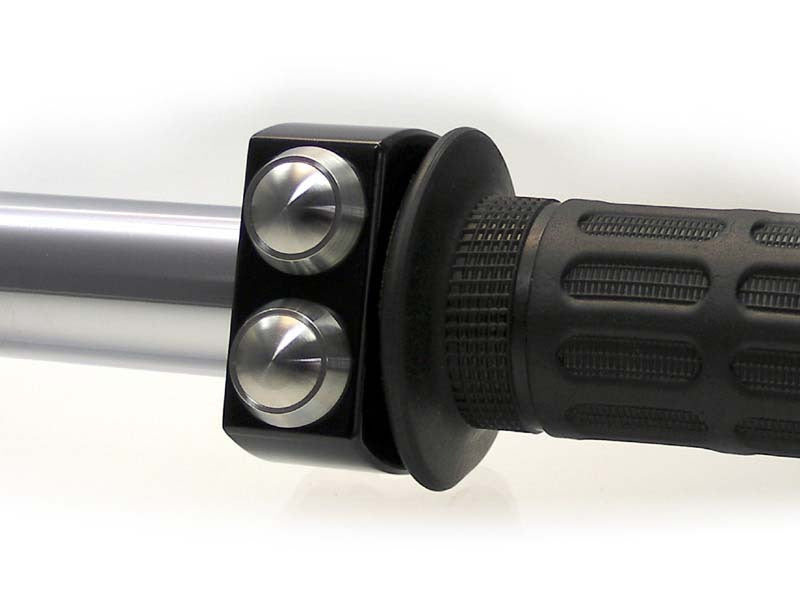 Motorrad Lenker Schalter 22mm Schwarz Edelstahl - motogadget
