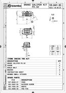 Aprilia Tuono 1000 [BREMBO RACING] - Achterremklauw BREMBO UPGRADE GP2-CR-4