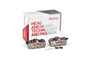 Kawasaki Zr 400 [BREMBO RACING] - GP4-RS Paar radiale remklauwen vooraan 4 zuigers Ø3mm