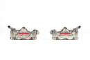 Hypermotard 939 [BREMBO RACING] - Paar GP4RX - 1 mm remklauwen (CNC gefreesd - verchroomd) (met remblokken)