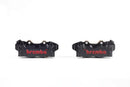 Aprilia Tuono V4 R [BREMBO RACING] - UPGRADE GP4-RB 4-piston brake calipers (pair) front, Ø 30/34 mm-2