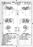 Aprilia Tuono 1000 [BREMBO RACING] - UPGRADE GP4-RB 4-piston brake calipers (pair) front, Ø 30/34 mm-4