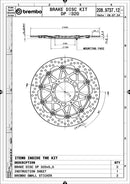 Honda Vtr 1000 Sp 1 [BREMBO RACING] - UPGRADE Supersport round floating brake discs - in pairs