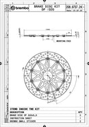 Ktm 1390 Super Duke R Evo [BREMBO RACING] - UPGRADE Supersport round floating brake discs - in pairs