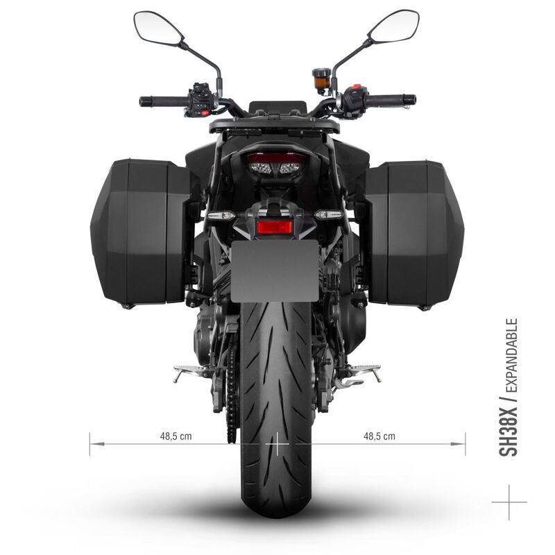 Yamaha Mt 09 Mt 09 Sp Mt 09 Tracer [SHAD] - 3P mounting system (side)