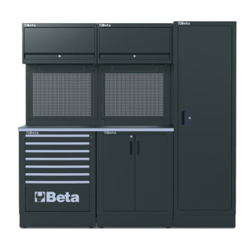 BETA TOOLS RSC50 2.0 werkplaatsinrichting combinatie met 223 gereedschappen