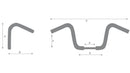 Yamaha Xvs 1100 Drag Star [HIGHWAY HAWK] - Venice Beachbar 1 inch stuur met 3 gaten, 940 mm breed 80 mm hoog, chroom