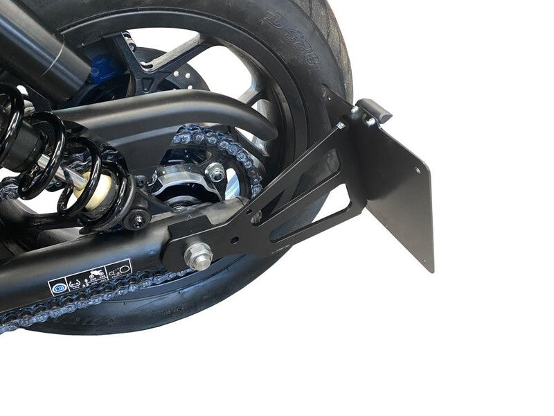 Honda Cmx 1100 Rebel Dct [BURCHARD EXCELLENCE] - Zijkentekenplaathouder met onderdelencertificaat, Honda CMX 1100 Rebel handgeschakelde versnellingsbak/SC83, mat zwart