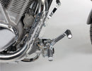 Suzuki Vs 1400 [BURCHARD EXCELLENCE] - vorverlegte Fußrastenanlage mit Teilegutachten, +25 cm, Suzuki VS 1400 Intruder, Sundance glatt, schwarz glänzend
