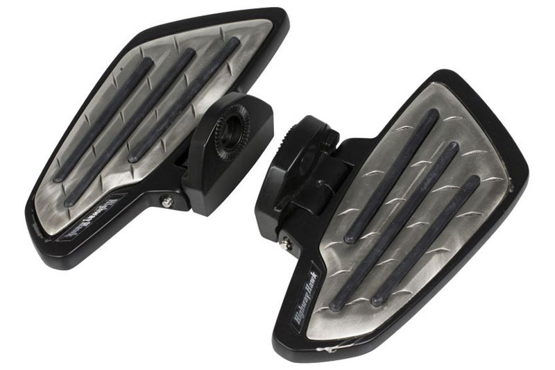 Suzuki Vs 1400 [HIGHWAY HAWK] - New Tech Glide Metall Fahrer Trittbretter, Suzuki VS Intruder, schwarz
