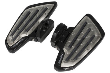 Suzuki Vs 1400 [HIGHWAY HAWK] - New Tech Glide metal rider running boards, Suzuki VS Intruder, black