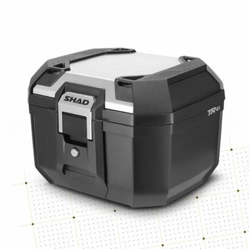 Honda X-Adv [SHAD] - Topcase Terra TR41 Schwarz/Alu-Abdeckung