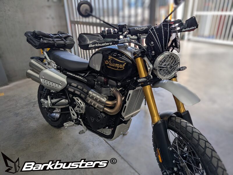 Triumph Scrambler 1200 [BARKBUSTERS] - Hardwareset tweepuntsbevestiging