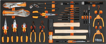 BETA XL gereedschapswagen met 7 laden en 418-delig gereedschapassortiment