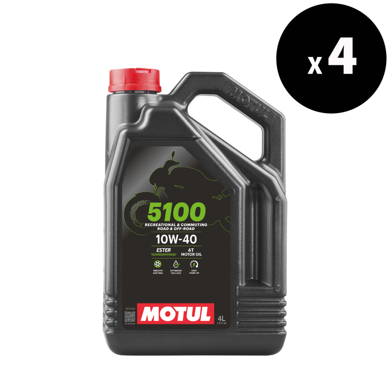 5100 4T 10W40 Motorolie 4L - 4 Pack [Motul]