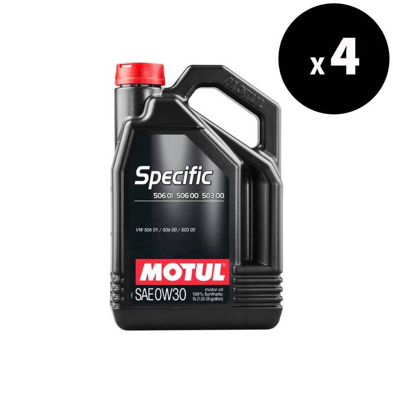 Specifieke motorolie 0W30 5L 4-pack [Motul]