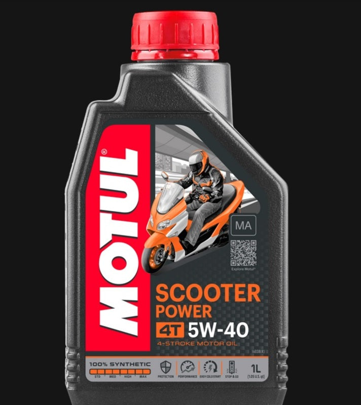 Motorfietsoliekit 5W-40 voor scooter, 12x1L [Motul]