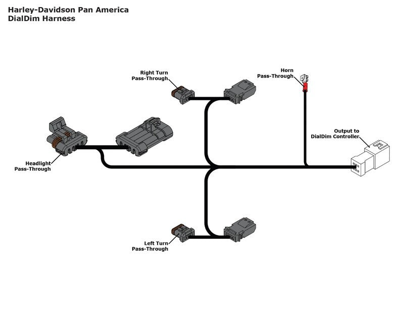 Harley-Davidson Pan America 1250 RA1250 [Denali]-driving light kit