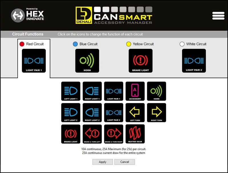 Harley-Davidson Pan America [DENALI] - CANsmart™ Kit D3 driving light