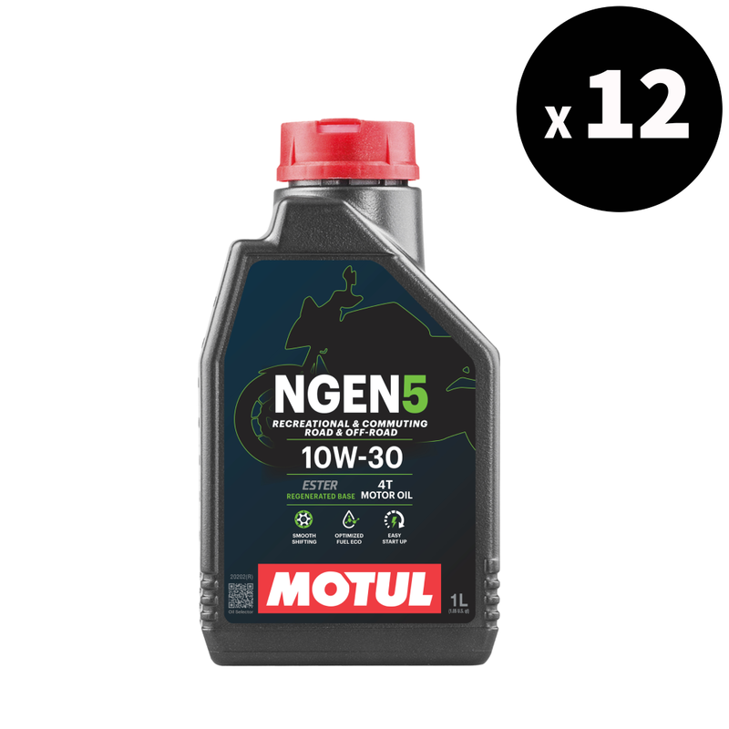 NGEN 5 4T motor oil 10W-30, 1L 12-pack [Motul]