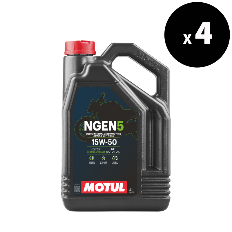 NGen 5 4T Motorolie 15W-50 4L 4-pack [Motul]