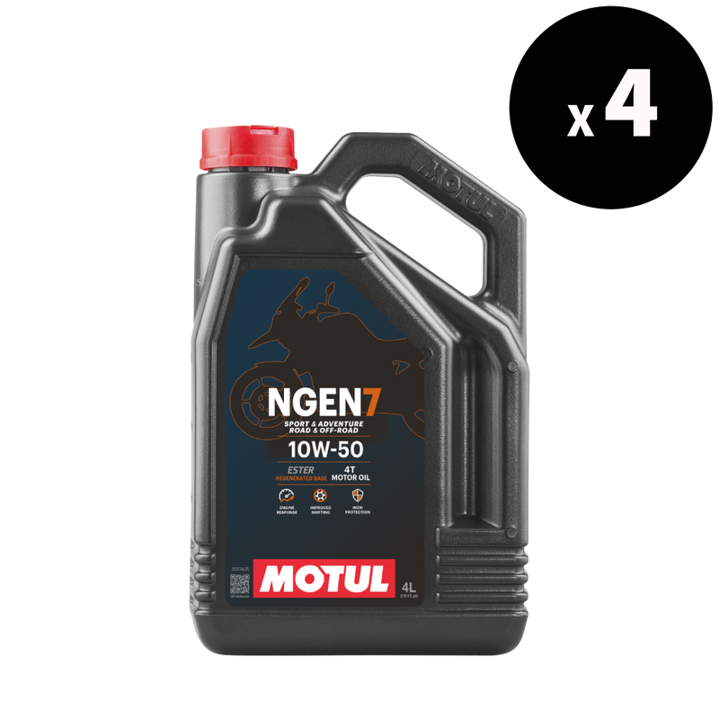 NGen 7 4T Motorolie 10W-50 4L 4-pack [Motul]