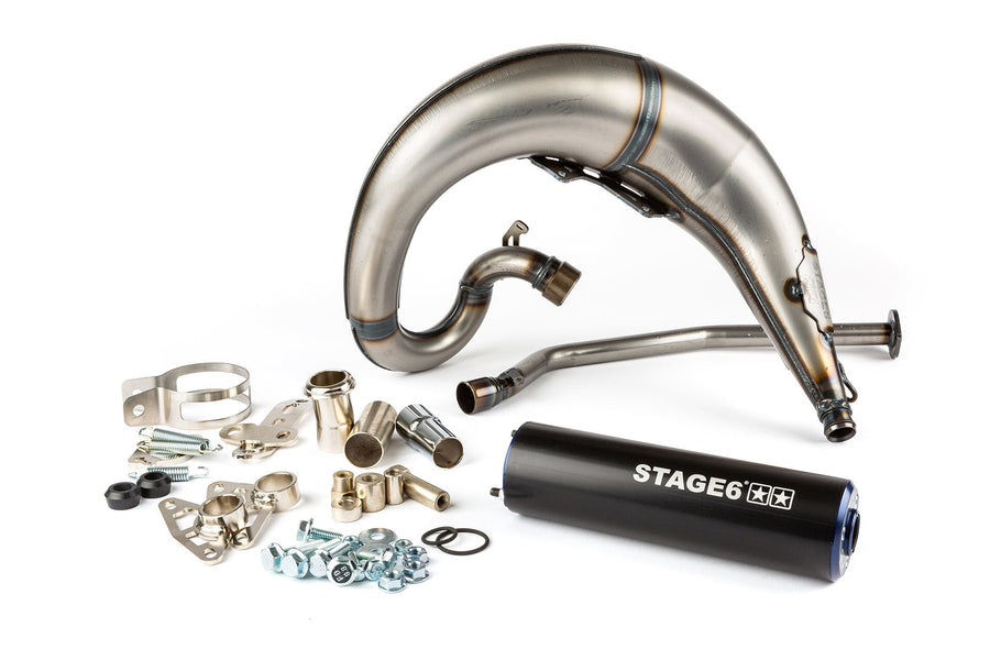 Aprilia RX Factory 50 2T - Exhaust Streetrace blue black