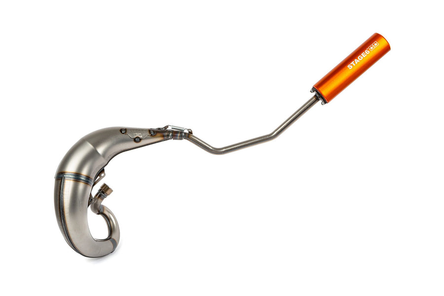 Aprilia RX Factory 50 2T - Exhaust Streetrace CNC orange