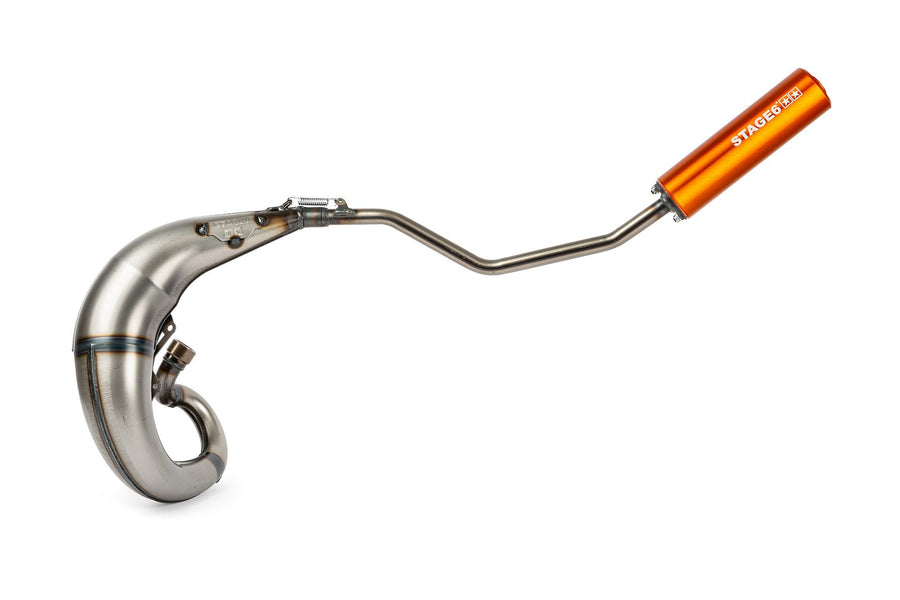 Peugeot XPS-SM 50 2T AM6 - Auspuff Streetrace High Mount CNC Orange