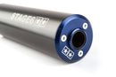 Peugeot XPS-Enduro 50 2T AM6 - Auspuffanlage hochliegend CNC blau/schwarz