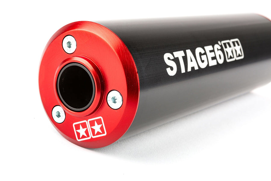 Aprilia RX Factory 50 2T - Exhaust Streetrace Red Black