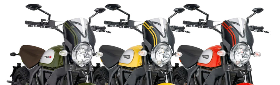 DUCATI SCRAMBLER DESERT SLED [2025] – RetroVision Windschild Visier – Getönt
