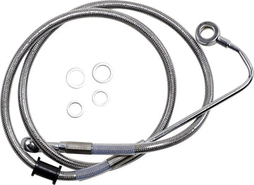 harley davidson flstc [DRAG SPECIALTIES] - Verlengde roestvrijstalen remleiding