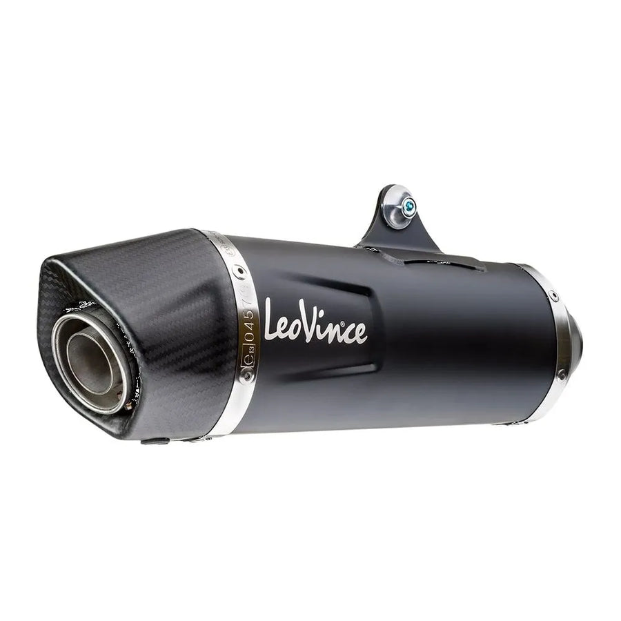 honda cb 500 [LEOVINCE] – Nero rear silencer - stainless steel