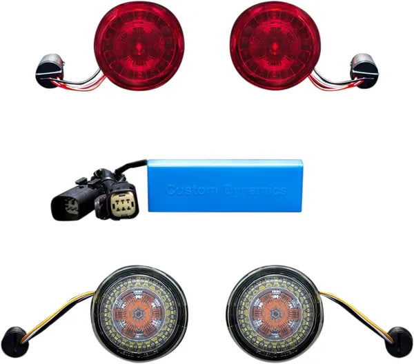 Harley Davidson Flhx [CUSTOM DYNAMICS] – ProBEAM® Umrüstsatz für vordere und hintere Blinker