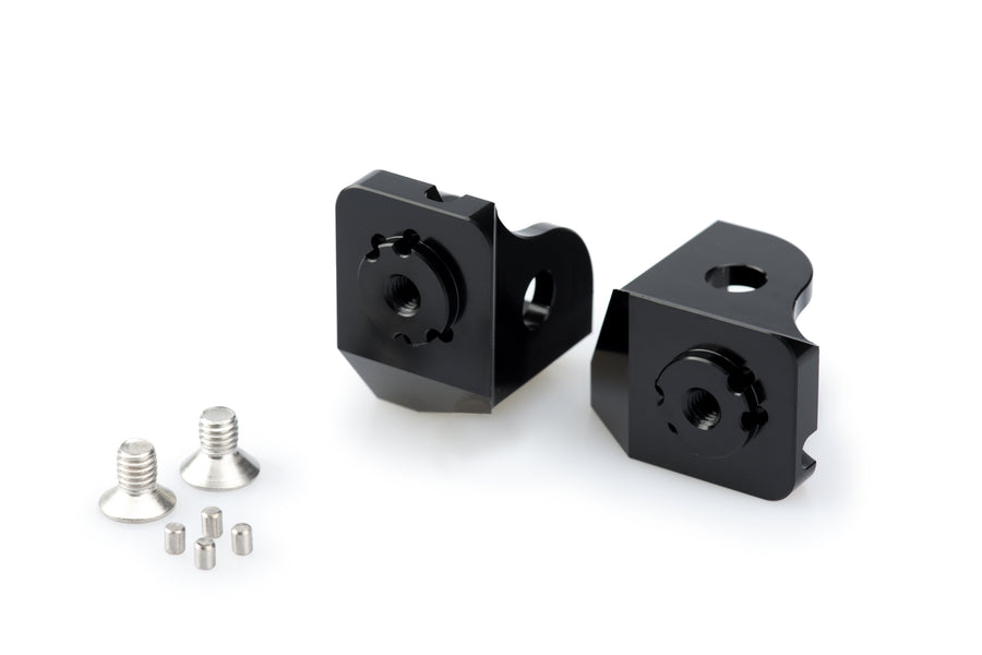 BMW F 800 GS [2025] – Adapter Fußrasten- Gummipad "adjustierbar Rider" – Schwarz