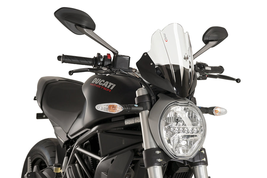TRIUMPH BONNEVILLE T 120 BLACK [2025] - PUIG sports disc | Clear | PUIG 8900W