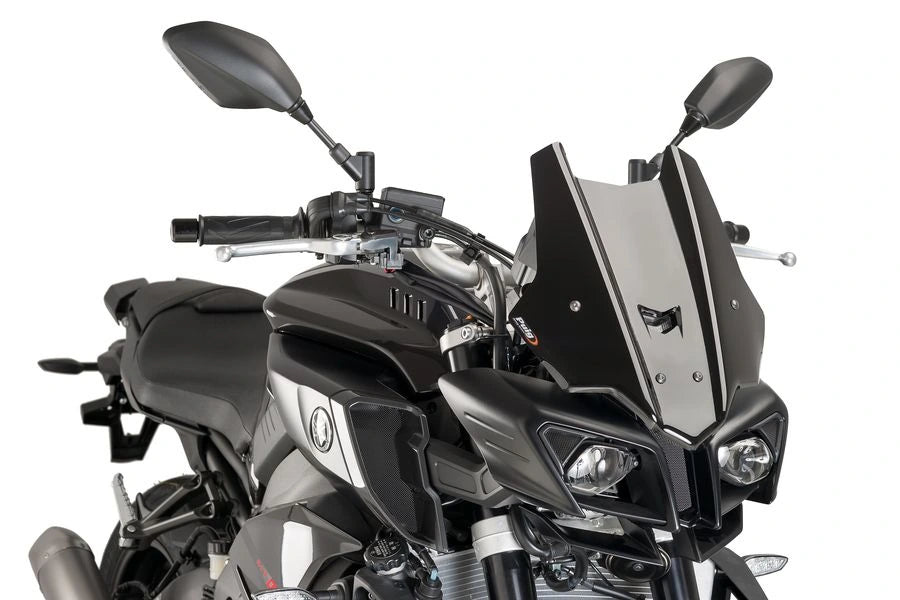 TRIUMPH BONNEVILLE T 120 BLACK [2025] - PUIG touring screen | Black | PUIG 8917N