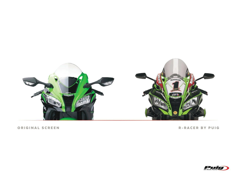 KAWASAKI ZX-10RR NINJA PERFORMANCE [2018] – R-Racer Screen – Tinted
