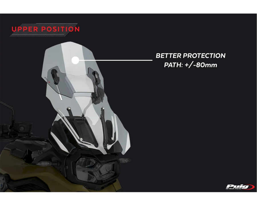 BMW F 800 GS [2025] – Verstelbare voorruit – zwaar getint