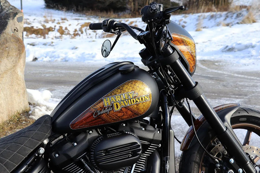 harley-davidson low rider [CULT WERK] – Dash Cover für Harley