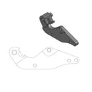 Husaberg FS 570 Supermoto [2010-2011] - Versatzhalterung für OEM-Bremssattel – Oberfläche: Schwarz – Bild 10