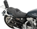 harley-davidson sportster s [DRAG SPECIALTIES] – Plat vinyl zadel met dubbele bak-3