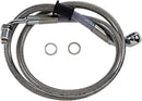 harley davidson flde [DRAG SPECIALTIES] - Extended stainless steel brake line-1
