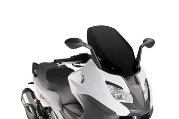 BMW C 650 Sport [2016–2018] - V-Tech Line Sport Windschild | Schwarz | PUIG 9014N