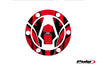 TRIUMPH BONNEVILLE T 120 BLACK [2025] - Radical tank cap covers | Red | PUIG 9041R