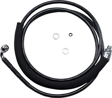 harley davidson fltr [DRAG SPECIALTIES] - Stainless steel hydraulic clutch line
