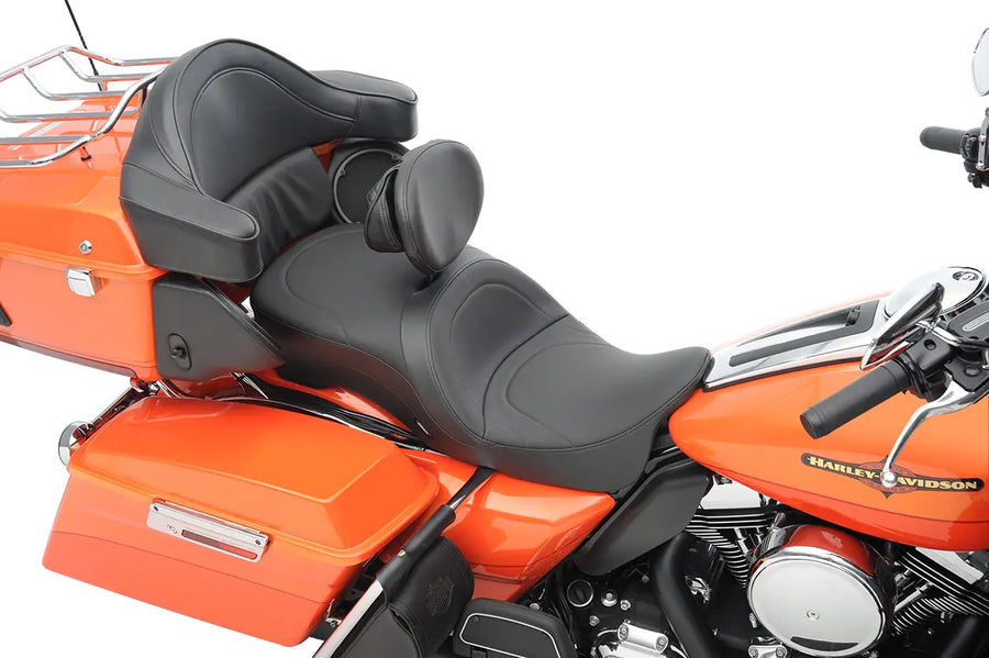 harley davidson touring [DRAG SPECIALTIES] – 2-Up Ledersitz, Rückenlehnen-kompatibel, Touring